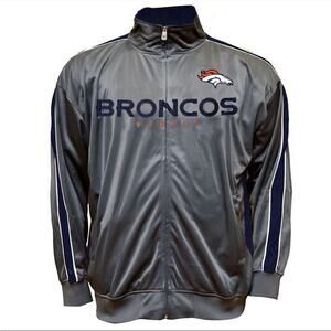 BRAND NEW NFL Majestic Denver Broncos Tricot Track Jacket Coat Men LT Large Tall